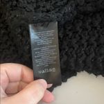 Free People  Chunky Knit Oversized Sweater Black Size Medium Photo 5