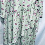 ASOS Unique21 Casual Floral Green Wrap Dress Photo 7