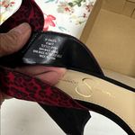 Jessica Simpson  Burgundy Animal Print Heels Photo 3