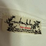 Free People Intimately White Short Sleeve Square Neck T Shirt Bodysuit Top Sz M Photo 2