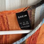 SheIn multicolor short sleeve shirt dress size large Photo 2