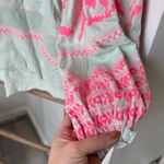 Free People  Neon Pink oversized Embroidered Blouse beautiful! Photo 5