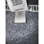 Victorias Secret Pink Sweatshirt Women XS Oversized‎ Graphic Fleece Rainbow Dog Gray Photo 7