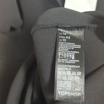 Topshop  Black Scalloped Cutout Scuba Knit‎ Dress Size 10P Photo 7