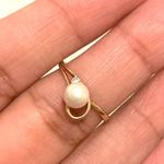 10kt Gold Pearl Diamond Ring Photo 0
