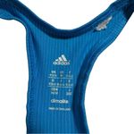 Adidas  Sleeveless Blue Athletic Activewear Athleisure Workout Tank Top sleeve Photo 2