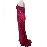 Windsor  Pauline Fuschia Sequin Mermaid Maxi Prom Formal Gown Photo 3