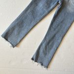 Risen Jeans Size 5 27 Blue Low Rise Raw Hem Ankle Straight Denim Pants Photo 8