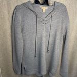 Michael Kors MICHAEL  Hooded Sweatshirt with Rhinestone MK logo. Size Medium Photo 0