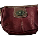 BOC Vintage Burgundy Shoulder Bag Women’s Pebbled Leather Casual Red Photo 0
