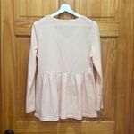Boutique Brand Size Medium Ballet Pink Thermal Bohemian Style Top Photo 4