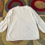 Aerie Oatmeal Cream Very Oversized Knit Material Crewneck Sweatshirt Size XS Photo 0