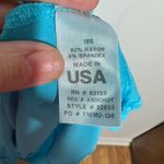 Fresh Produce Tank Dress Women M Blue Coastal Beach Vacation Made in USA Cotton Photo 4