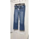American Eagle 305-003 American‎ Eagle Jeans Distressed Stretch Slim Boot size 4 Bootcut 28x28 Photo 3