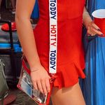 Lulus  Red Romper Photo 0