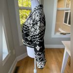 Vintage Flashback Black White Western Cropped Jacket Size Small Photo 7