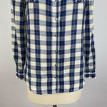 Anthropologie Holding Horses Checkered Snap Button Top Photo 3