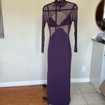 House Of CB ‎ S D-DD 'Safiya' Black Grape Maxi Dress NWOT Photo 3