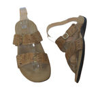Vionic  Tan Camila Slide Sandals Cork Double Strap - Size 8 Photo 1
