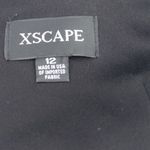 XScape  Womens Dress Size 12 Black‎ Ruffle Trim Cocktail Party Classic Chic Photo 3