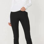 Madison The Label Henley Black Pull On Zip Pants Size Medium Photo 0