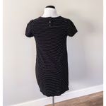 Anthropologie Maeve Black Dress with White Dots Photo 8