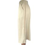 Aritzia Wilfred Cream White Wide Leg Elastic Waist Cropped Trousers Pants XXS Photo 1