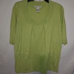 Requirements  XL Lime Sweater Top Plus Photo 0