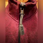 PINK - Victoria's Secret Pink Victoria’s Secret 1/4 Zip Pullover Fleece Jacket Burgundy Medium Photo 4