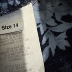 Kathie Lee Collection Vintage  Back Slit Midi Farm Skirt 14 Rayon Made in USA 90s Photo 10