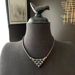 Lot Of 2 Hematite Metallic Black Beaded Necklaces Photo 6