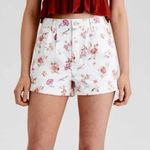 American Eagle ✨ Outfitters White Floral Print Mom Shorts✨ Photo 2