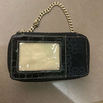 Kathy Van Zeeland Wallet Black and Gold Chain Wallet By  Photo 2