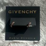 Givenchy Pavé Small Huggie Hoop Earrings, .4" New w/Tag Photo 4