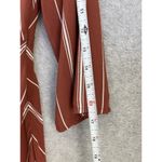 Amuse Society  Women's Dress Flared Cutout Front Striped Long Sleeve Size Small Photo 7