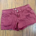 Old Navy Faded Red Distressed Cutoff Shorts Photo 0