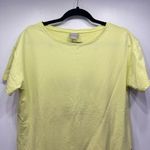 Chico's Chico’s Zenergy Light Yellow Terry Knit Tunic Length Leisurewear Top Size 1/Med Photo 6