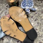 HAZAR Made in Turkey Shimmer Strap Slides Sandals Black Size 9.5 Photo 5