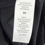 Athleta Hustle 3" Shorts Women's 3X Plus Black Elastic Waist Performance Active Photo 6