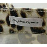 Frame women's Denim Ali Ultra High Rise Cigarette Skinny Leopard Jeans Size 28 Photo 3