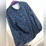 Unbranded Dark Blue / Grey / Pink / Black Fancy Designed Blouse Photo 3