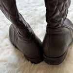 Torrid Brown Faux Leather Quilted Wide Calf Boots Women's 9W Photo 4