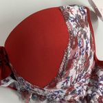 Massam Size Small Red & White Floral Lace Padded Underwire Bra. New with Tags. Photo 4