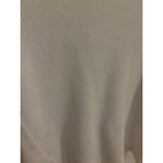 Madewell  Ribbed Long Sleeve Top XXS Cream Asymmetrical‎ Hem Casual Photo 5
