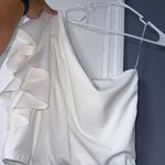 The Pants Store White Ruffle Top Photo 0