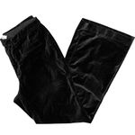 & Other Stories Velvet Flared Leg Trousers Paris Atelier Pants Black Size 12 Photo 12