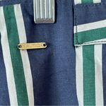 Nautica  | Navy Blue Striped Mini Skirt Sz 14 Photo 3