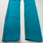 Michael Kors  Turquoise Blue Straight Leg Denim Jeans Size 0 Photo 3