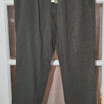 Marine layer NWT  Womens Dusty Olive Tencel Allison Ankle Pants Medium‎ Photo 0