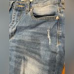 Almost Famous  Distressed Blue Flare Jeans Photo 6